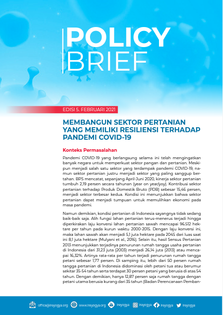 Membangun Sektor Pertanian yang Memiliki Resiliensi terhadap Pandemi Covid-19