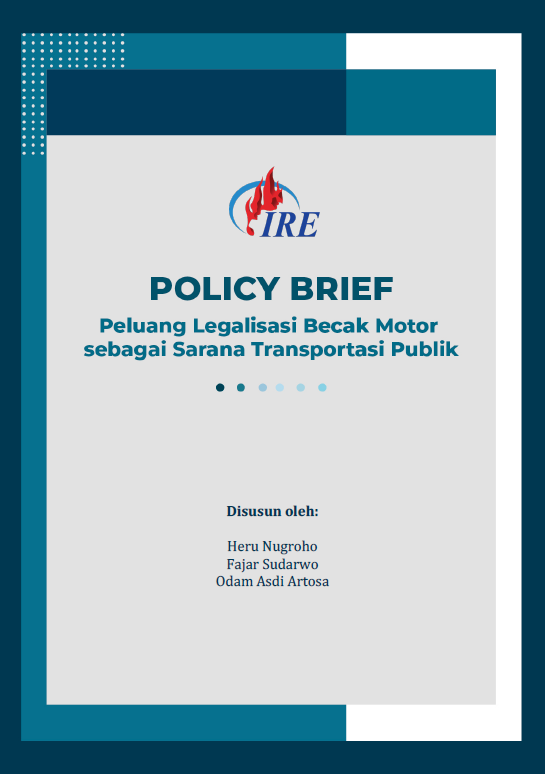 Peluang Legalisasi Becak Motor sebagai Sarana Transportasi Publik